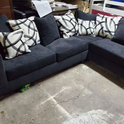 Black Sectional On Sale Free Delivery 