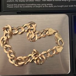 Cuban Bracelet 14k Gold 