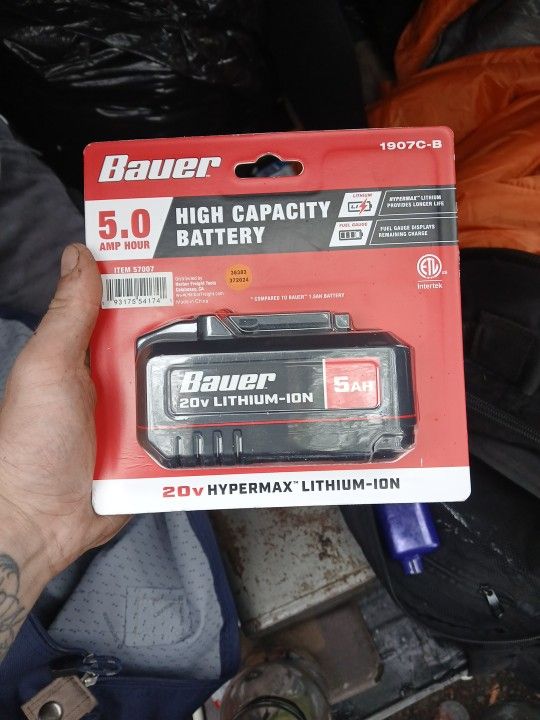 Bauer Battery 5.0 High Capacity 