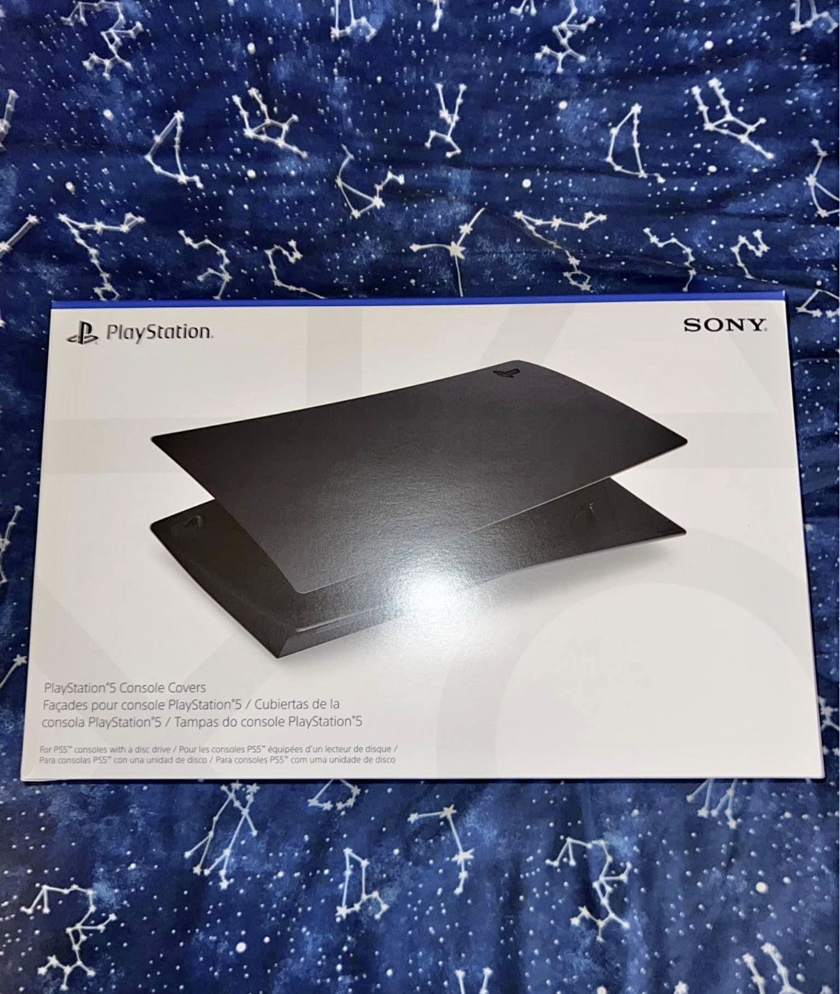 PS5 Black Console Covers (SONY) Disc Version OEM