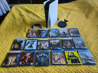 PS5 Disk version + 17 Games (AAA Titles)