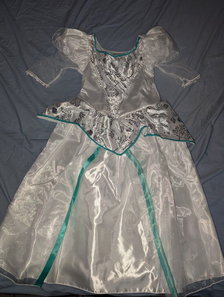 Ariel Wedding Dress Costume 5/6 Disney
