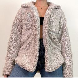 Thread & Supply Fluffy Sherpa Boho Jacket 