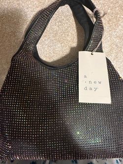 A New Day Rhinestone Mini Shoulder Bag