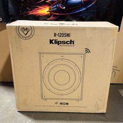 Klipsch (R-120SWi) 12 In. | Wireless Subwoofer | 400W Peak Power, Deep Bass, Transmitter Included