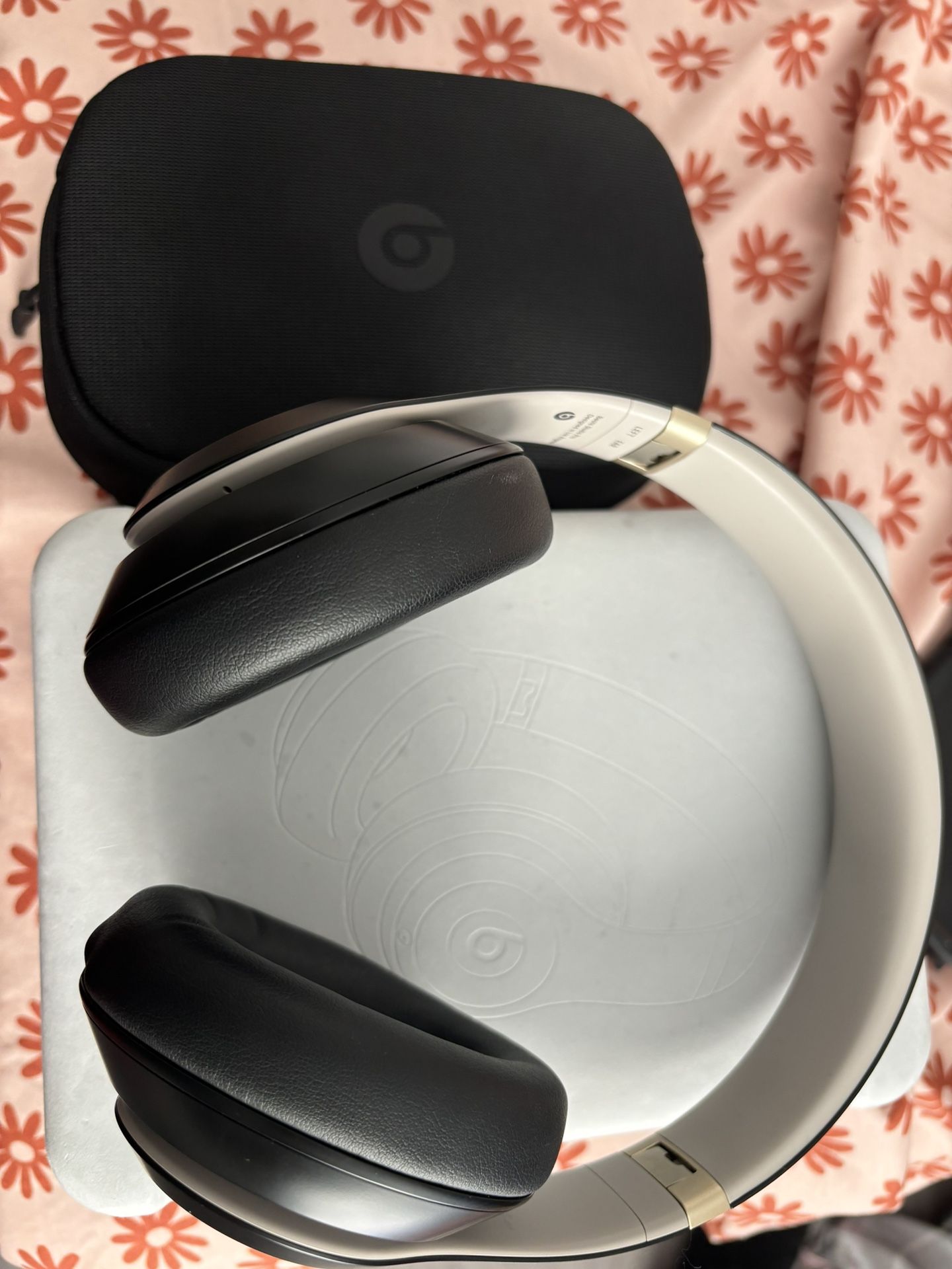 Beats By Dre Studio Pro Solo 4 Wireless Noise Cancelling Over The Ear Black And Gold Headphones