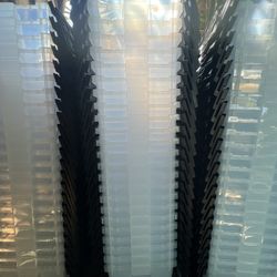 12 Gallons Clear Bins $8 Each
