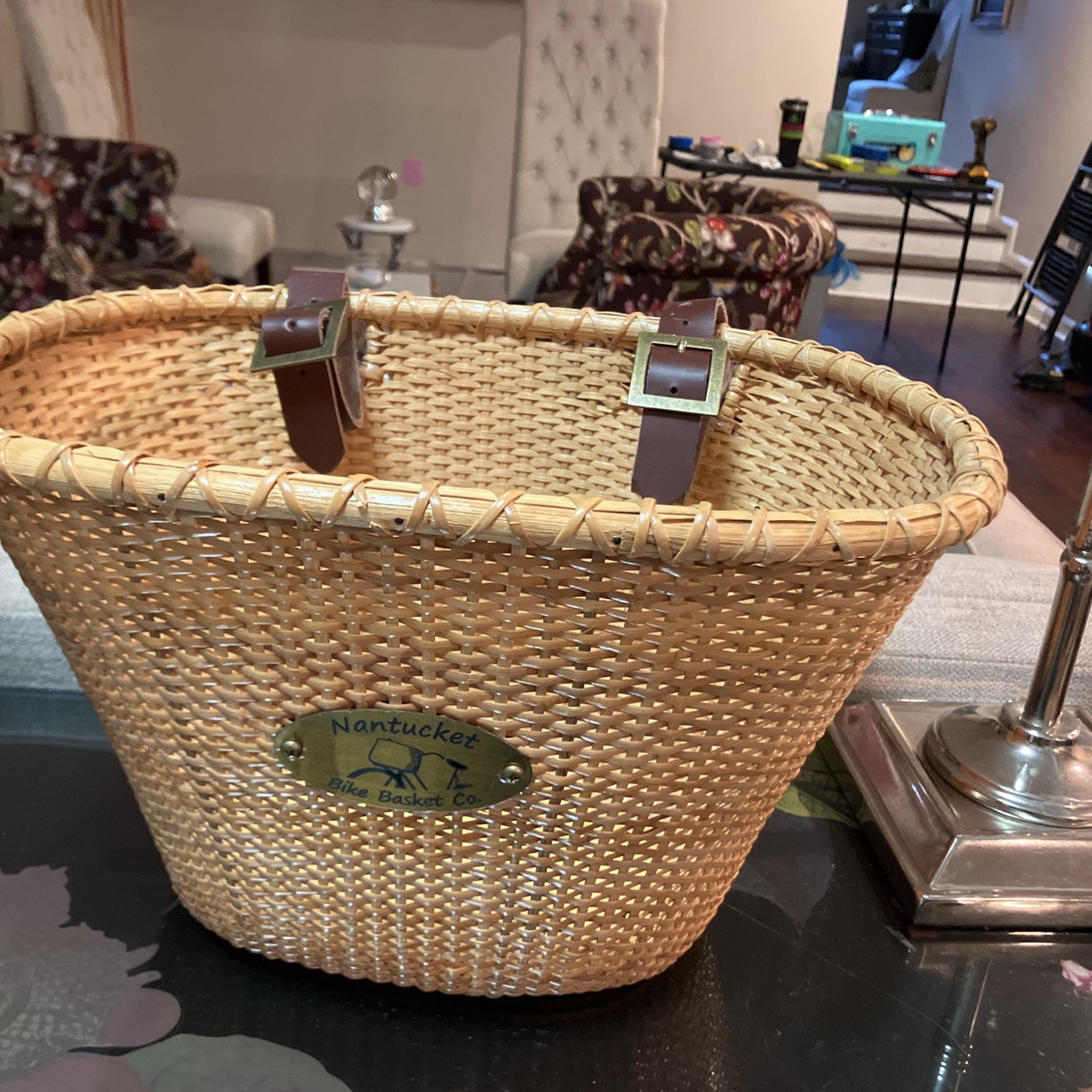 Authentic Nantucket BIKE BASKET