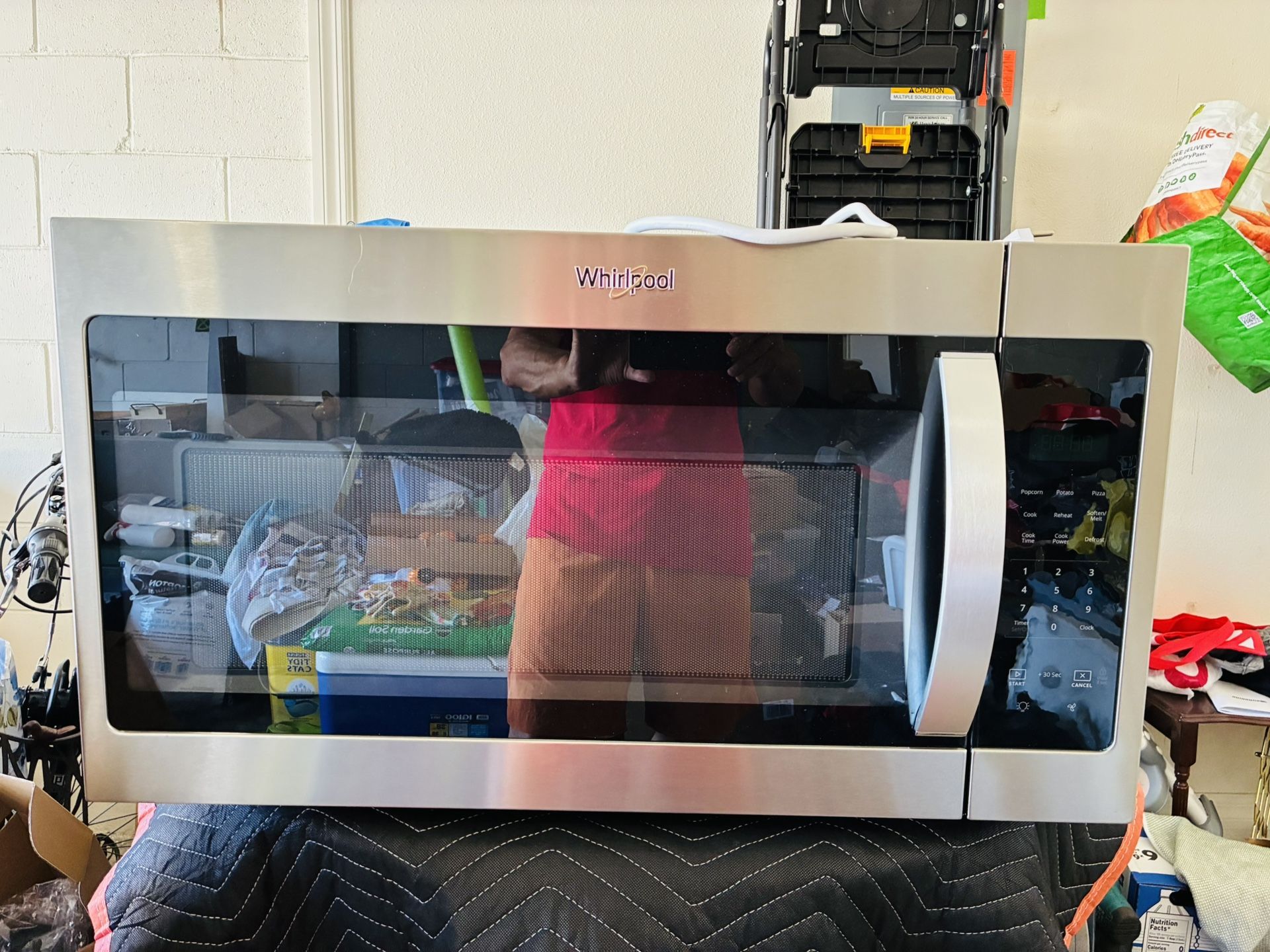 Brand New Whirlpool Stainless Steel Over-the-Range Microwave