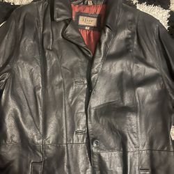 Genuine Black Leather Jacket 