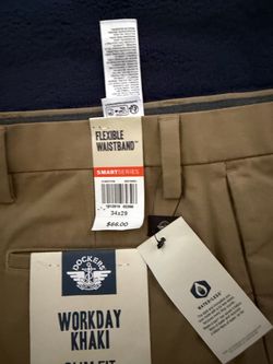 Dockers Workday Khaki Slim Fit Pants 34x29