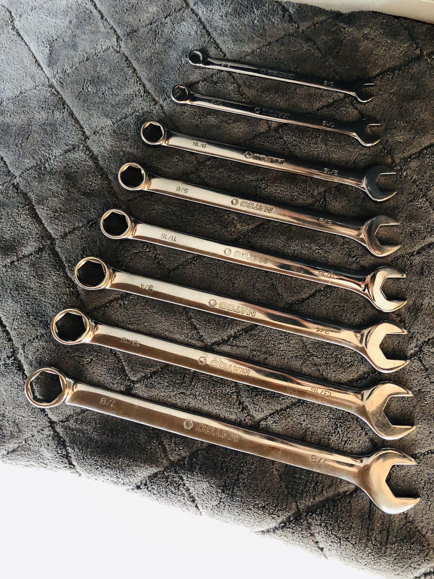 Matco sae wrench set