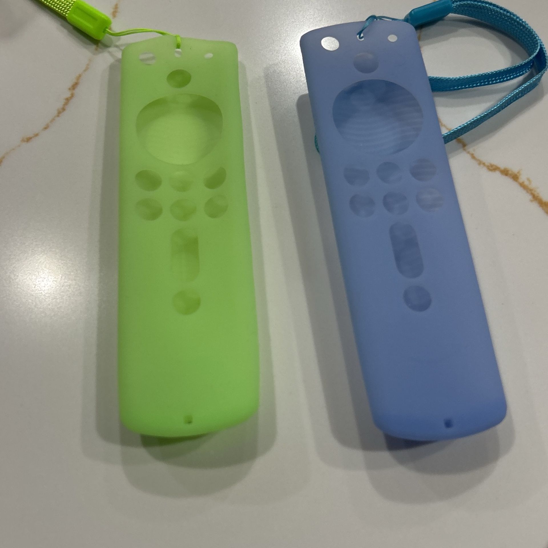 2 Pack Case For Fire Stick 4k Green And Sky Blue Glow