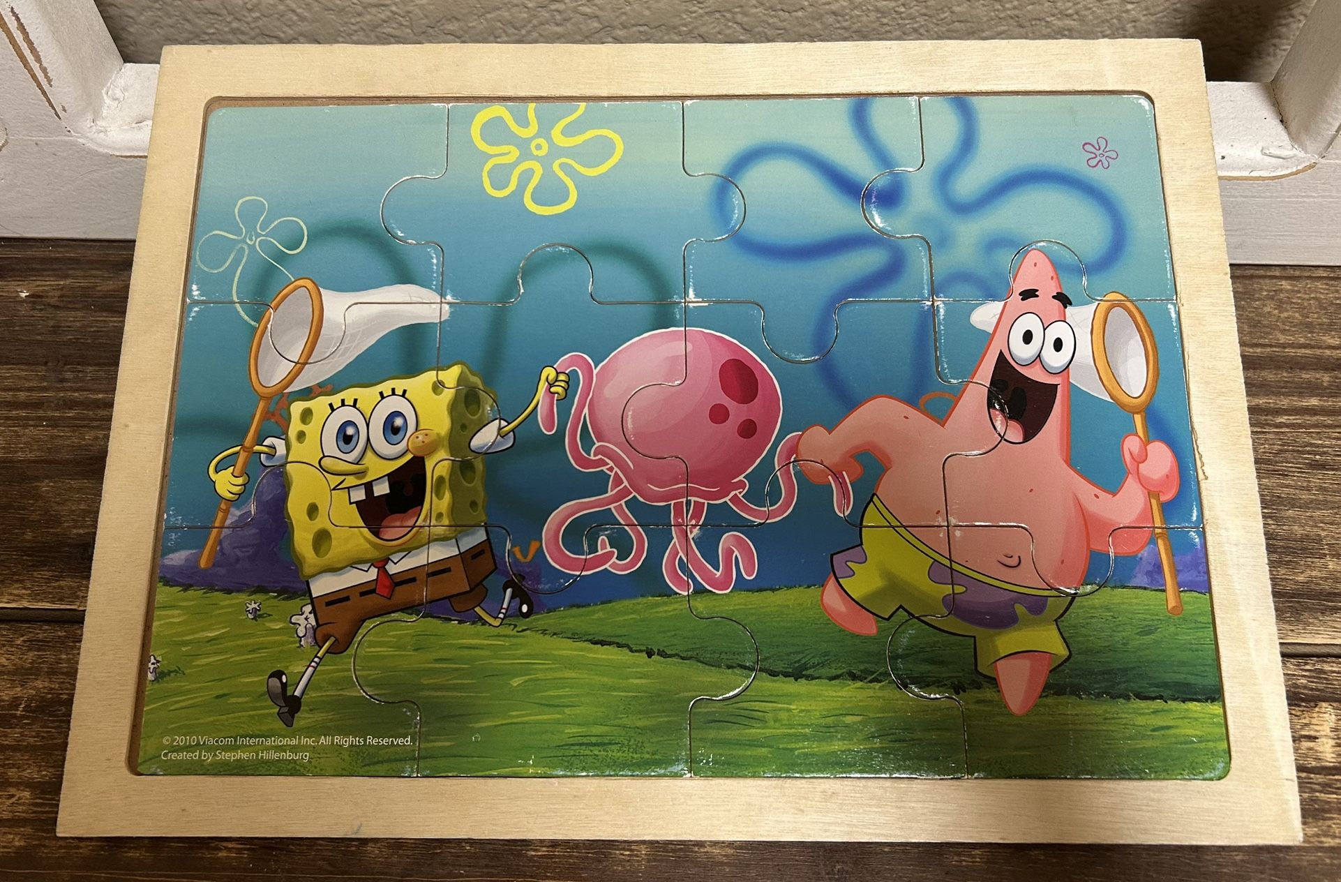 Sponge Bob SquarePants Wooden Puzzle 