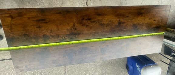 Rustic Wood Plank Shelf Board