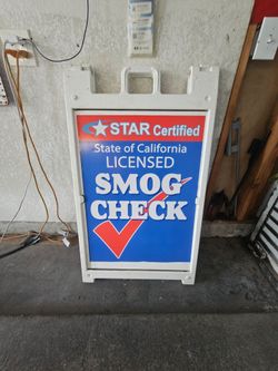 Smog check A frame