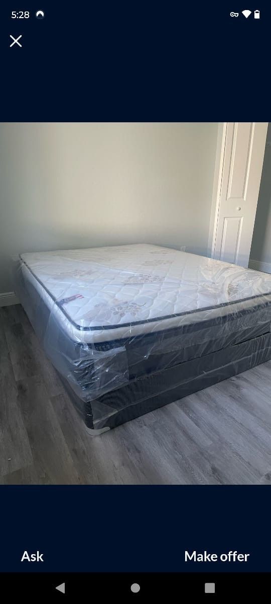 New Queen Size For Sale FREE BOX Colchones