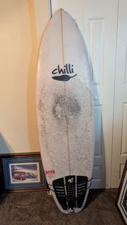 6'4 Chili Cherry Peppa Rad Board 5 Fin Box Ready To Surf $300
