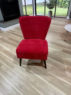 accent chair Red accent chair