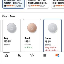 Google Nest Thermostat 