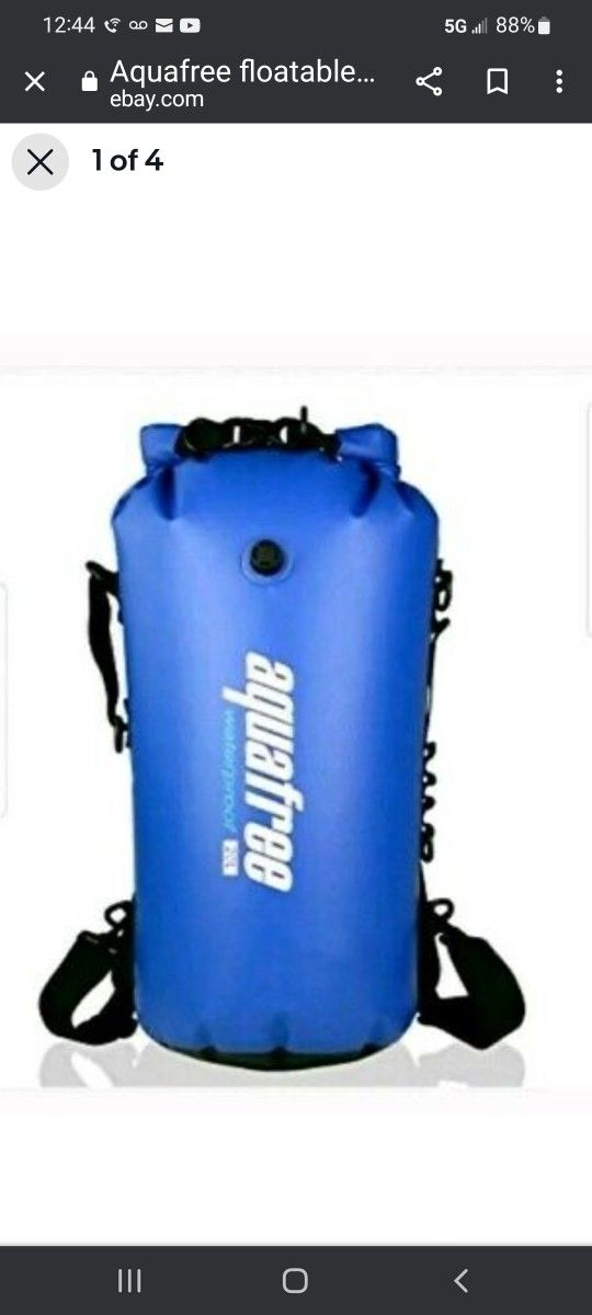 Aquafree Waterproof Dry Bag/ Backpack."CHECK OUT MY PAGE FOR MORE DEALS "