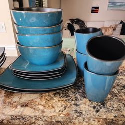 Gibson Soho Lounge Teal And Black 