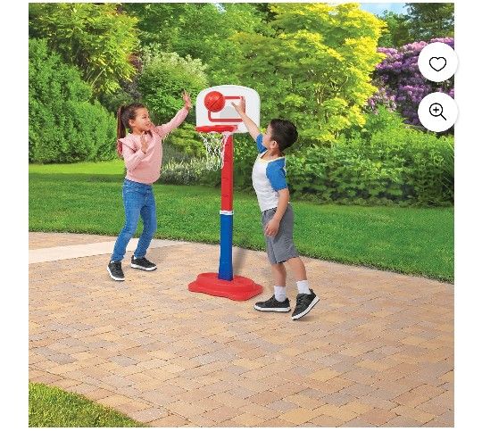 Play Day Basketball Set, Toy Sports Equipment - 4 Pieces | Unisex, Children Ages 3+