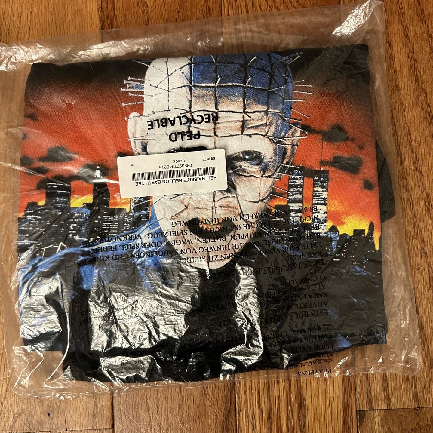 Hellraiser supreme forground shirt