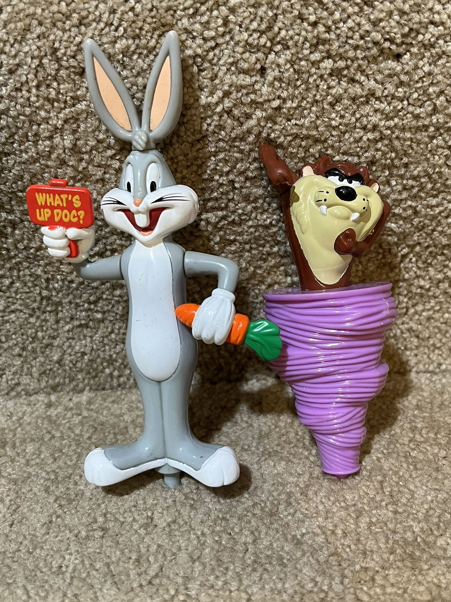 Looney Tunes Action Pens Wendy's Kid Meal Cartoon Bugs Bunny Taz No ink