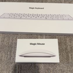 Apple Magic Mouse And Keyboard