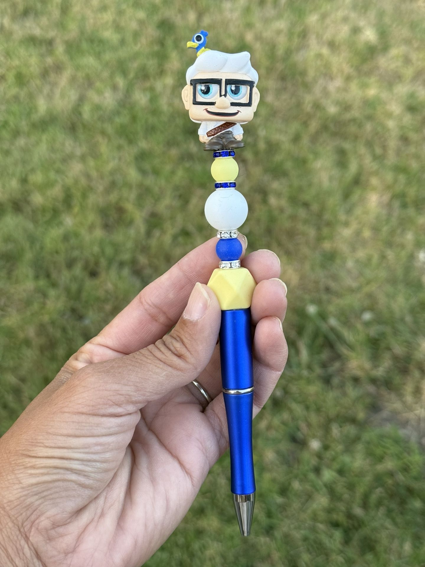 Mr Fredricksen Beaded Pen