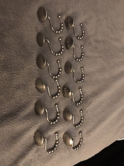 12 Sonoma shower curtain hooks