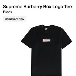 Supreme Burberry Shirt Size XL