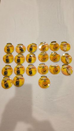 Halloween flashing pins.