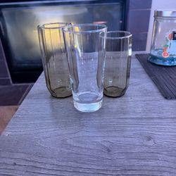17 Assorted Water Glasses