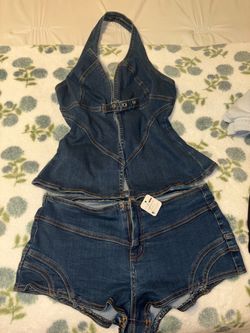 Fashion nova denim set