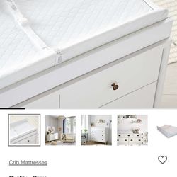 Crate and Barrel changing pad and 2 covers