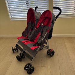 Delta double stroller