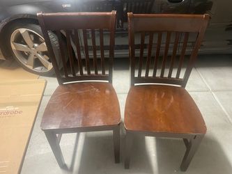 Wooden chair set