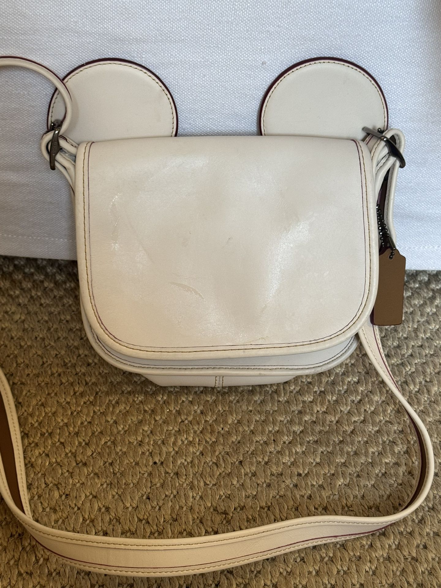 Coach x Disney Patricia Saddle Bag Mickey Ears . Excellent condition. Used once