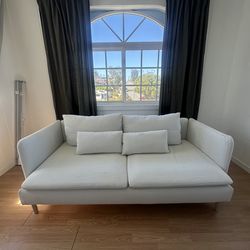 Modern White IKEA Soderhamn Sofa