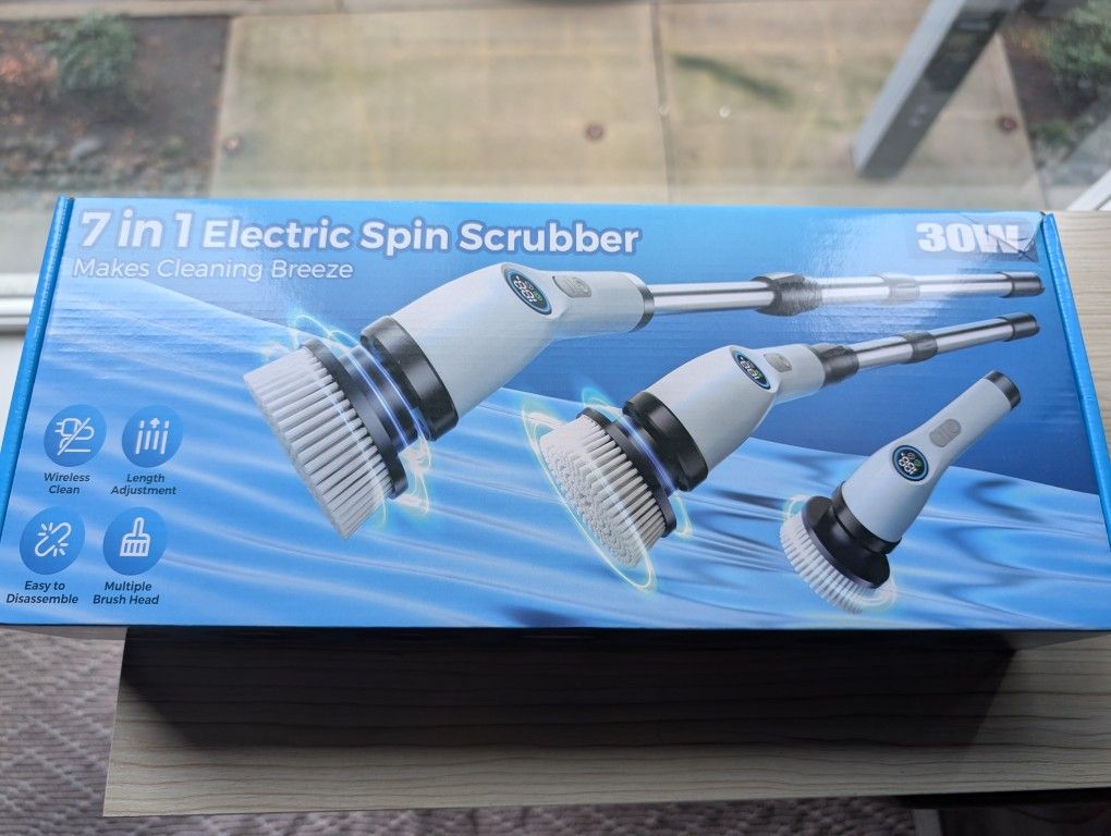Electric Spin Scrubber - Brand New