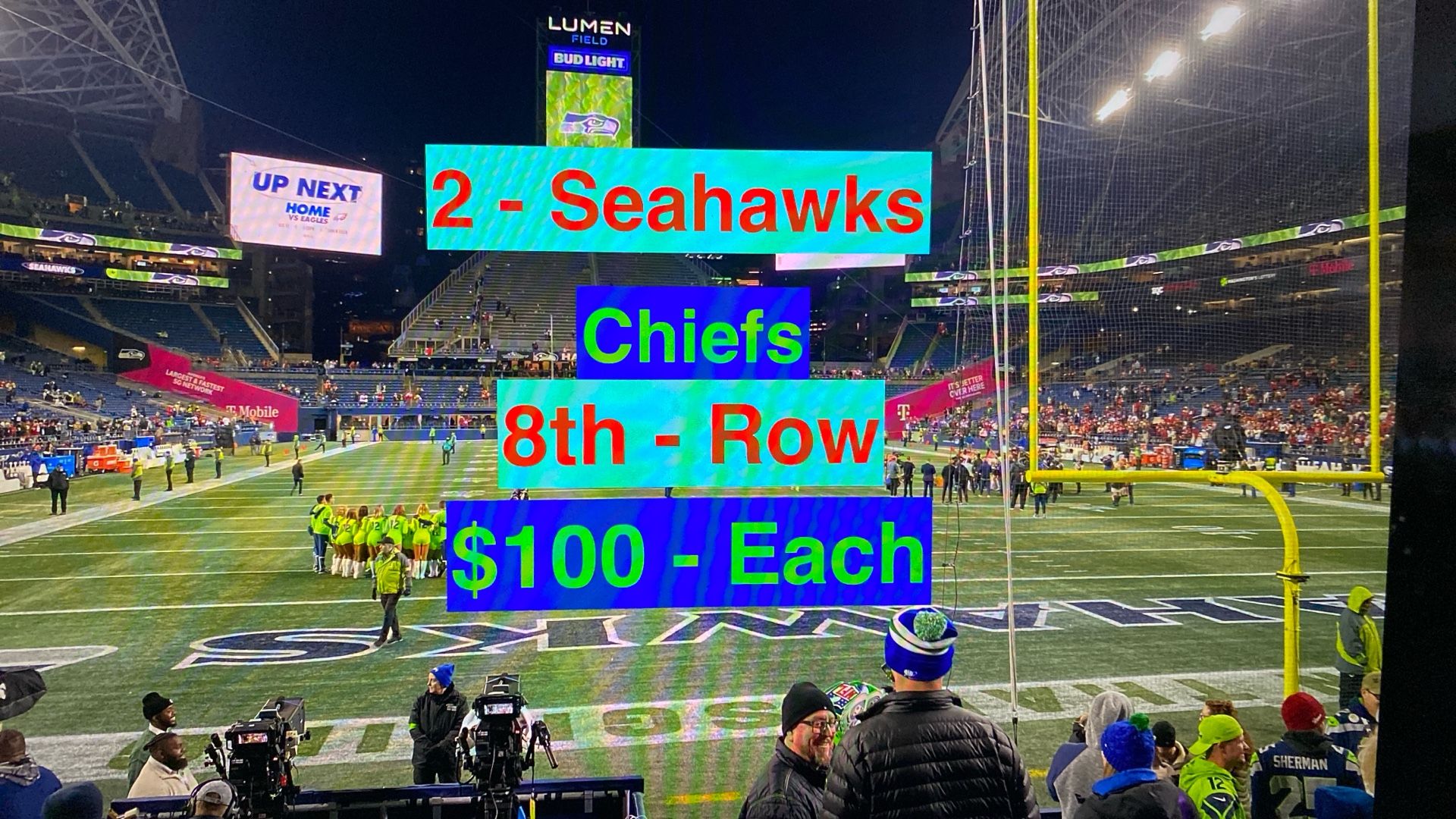 Seahawks Chiefs Tickets