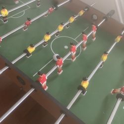 Foot Ball Soccer Table Wood Stand 
