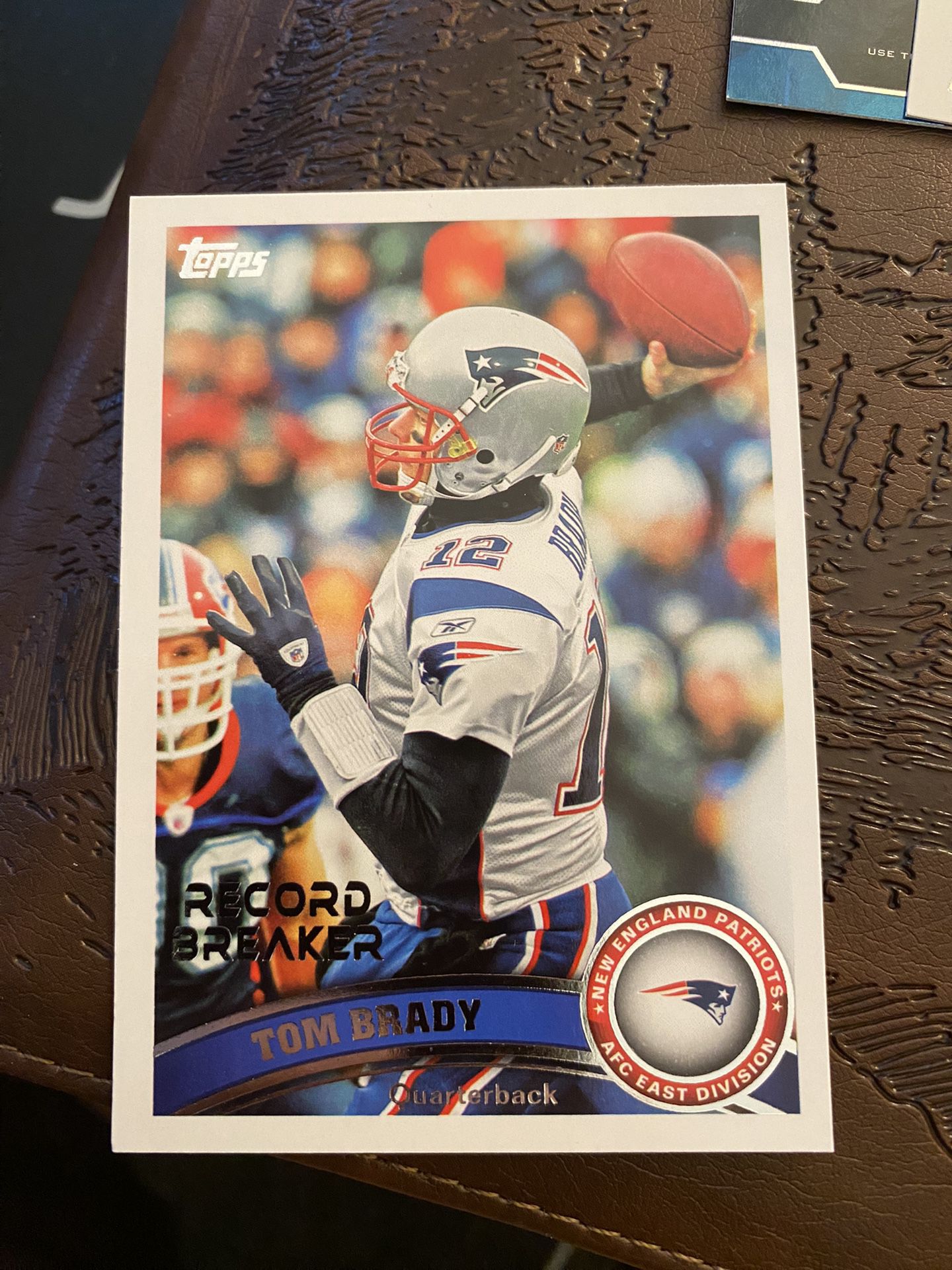 Tom Brady Topps Card
