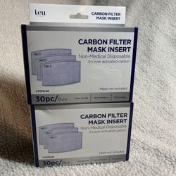 Carbon Filter Mark Inserts 2 Lot 5 Layer Activated Carbon