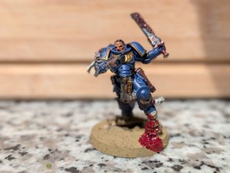 Warhammer 40k Limited Edition Custom Painted Lieutenant Titus Miniature
