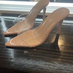 Clear Nude Heels