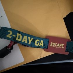 Escape 2 Days Ticket