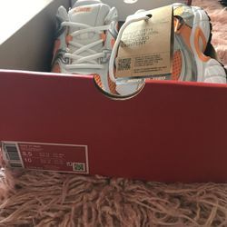 Sneaker Nike orange and white, navy blue and white size 8 1/2 In Women A Seven In Men Unisex